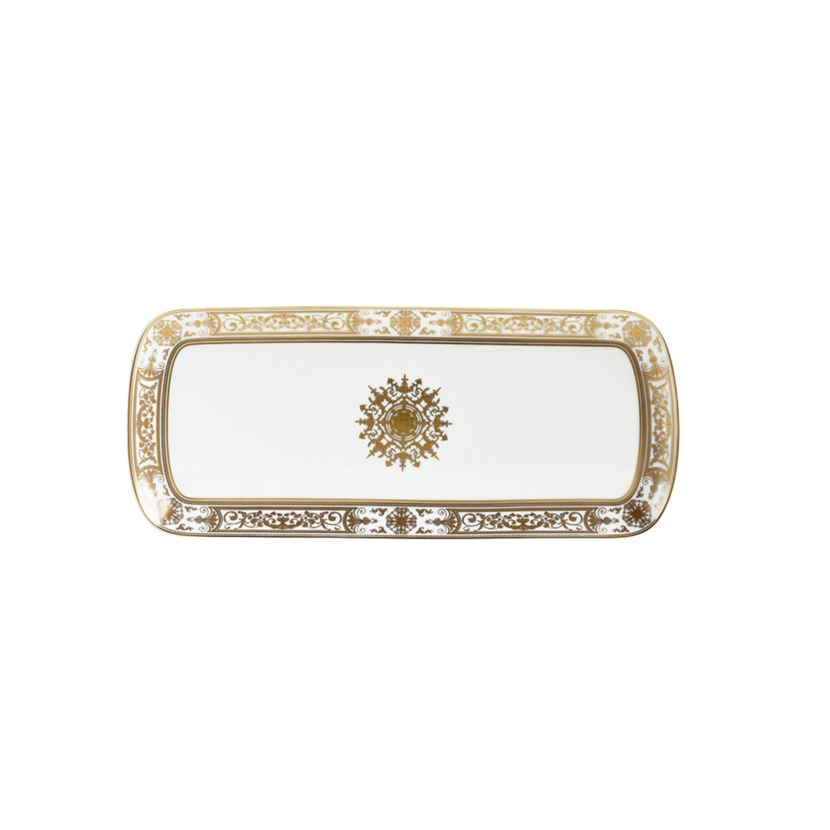 Bernardaud, AUX ROIS - OR, Rectangular cake platter