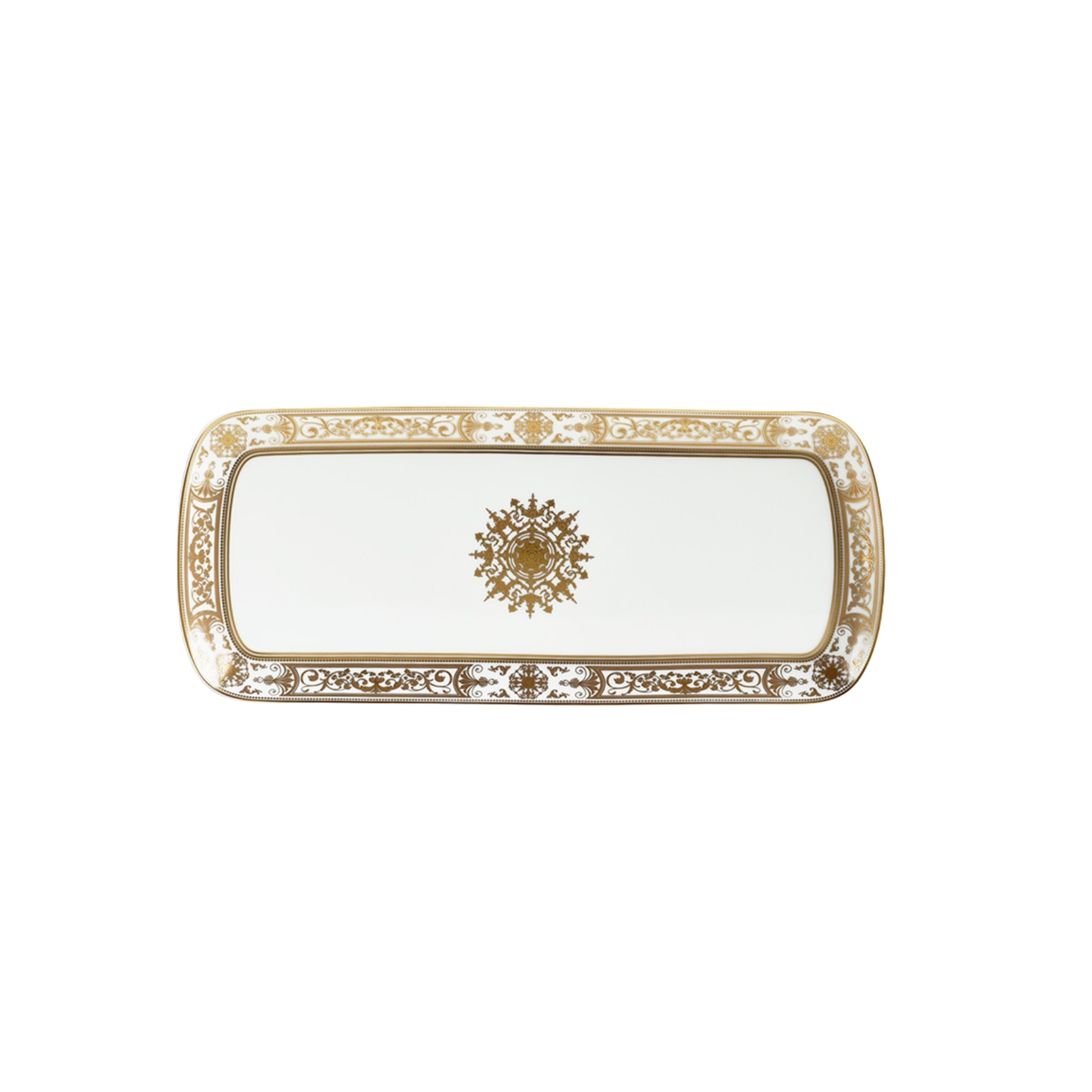 Bernardaud, AUX ROIS - OR, Rectangular cake platter