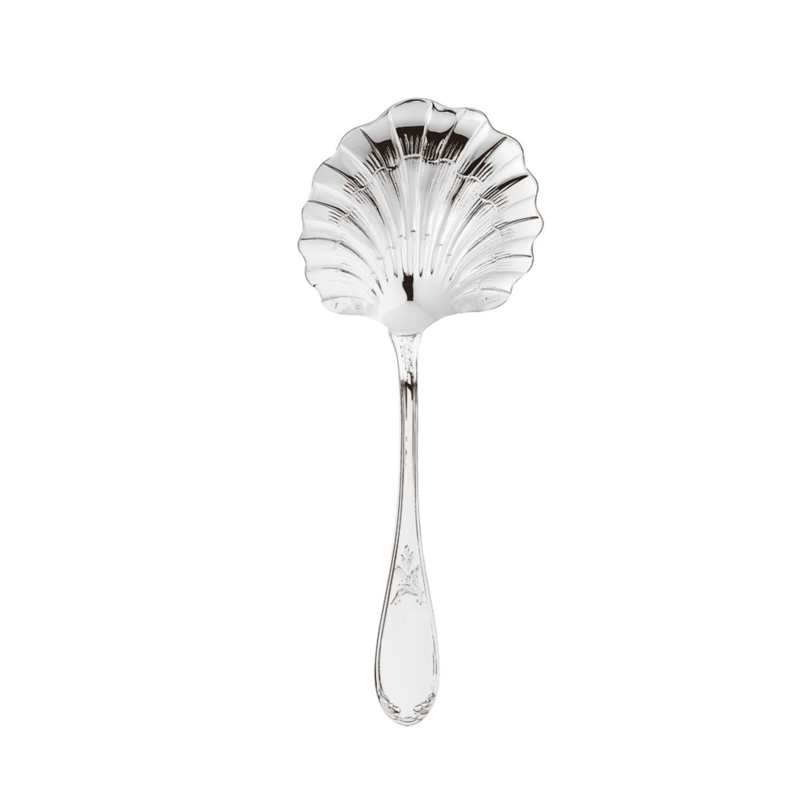 Ercuis, Lauriers cutlery, silver plated, Strawberry ladle