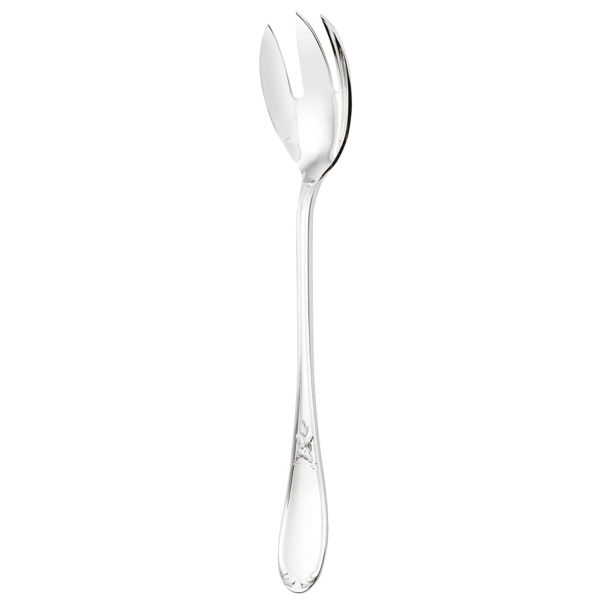 Ercuis, Lauriers cutlery, silver plated, Salad serving fork