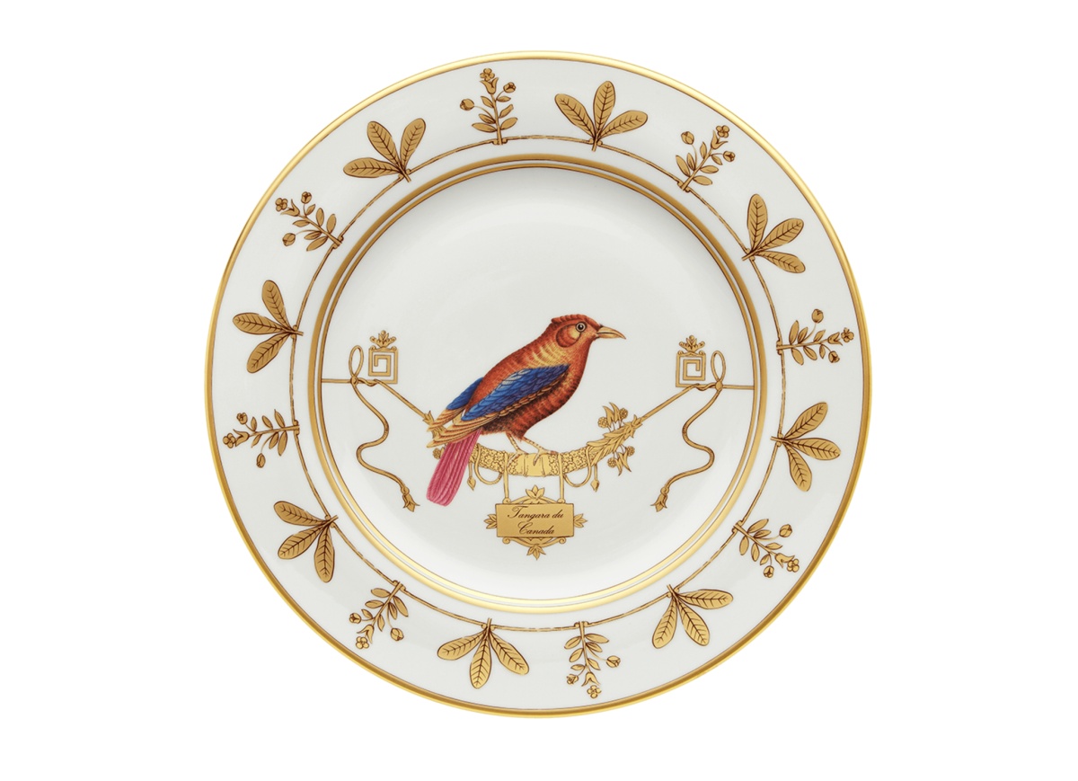 Ginori 1735, Voliere, Presentation plate