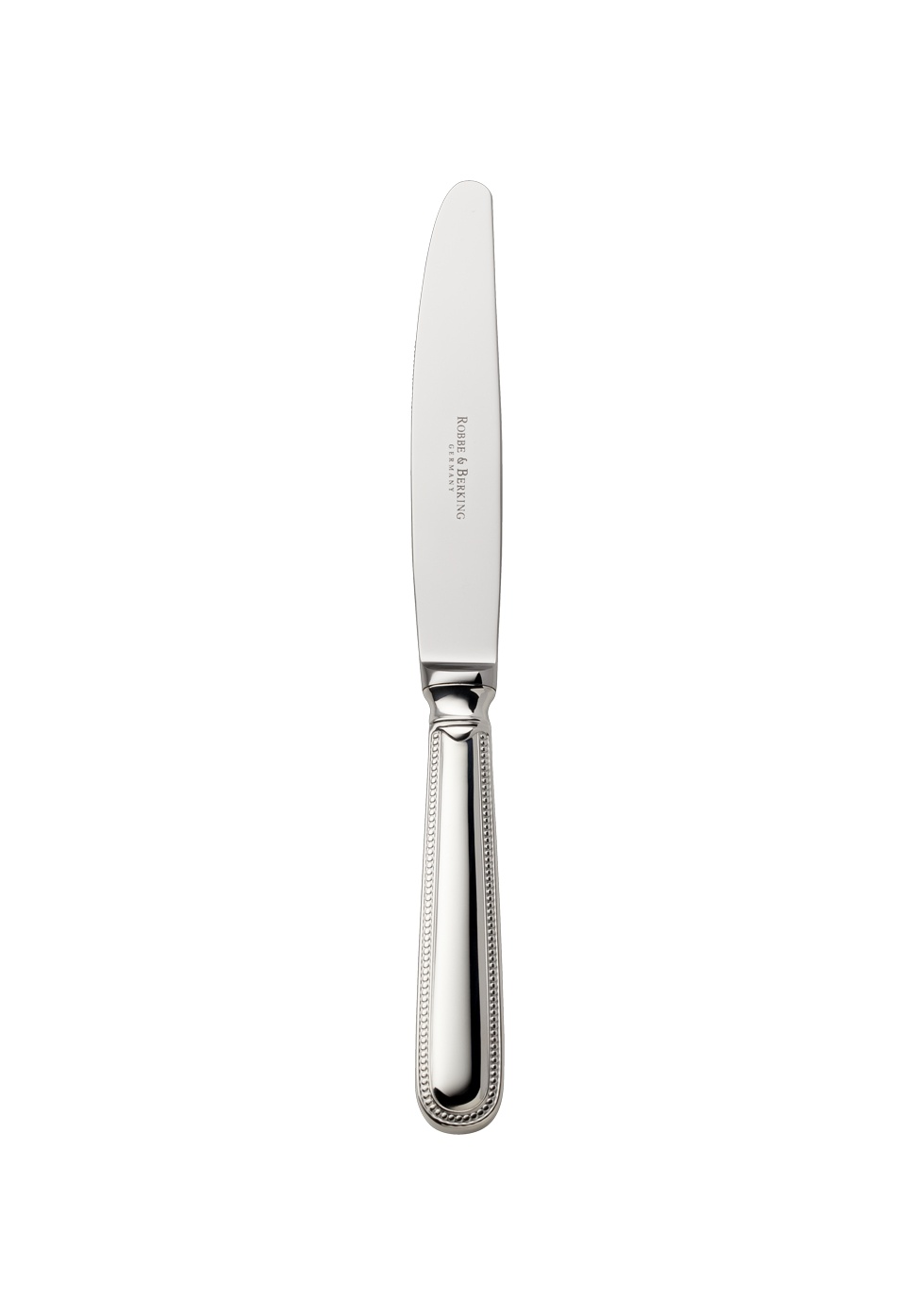 Robbe & Berking, Französisch-perl cutlery, silver plated, Menu knife