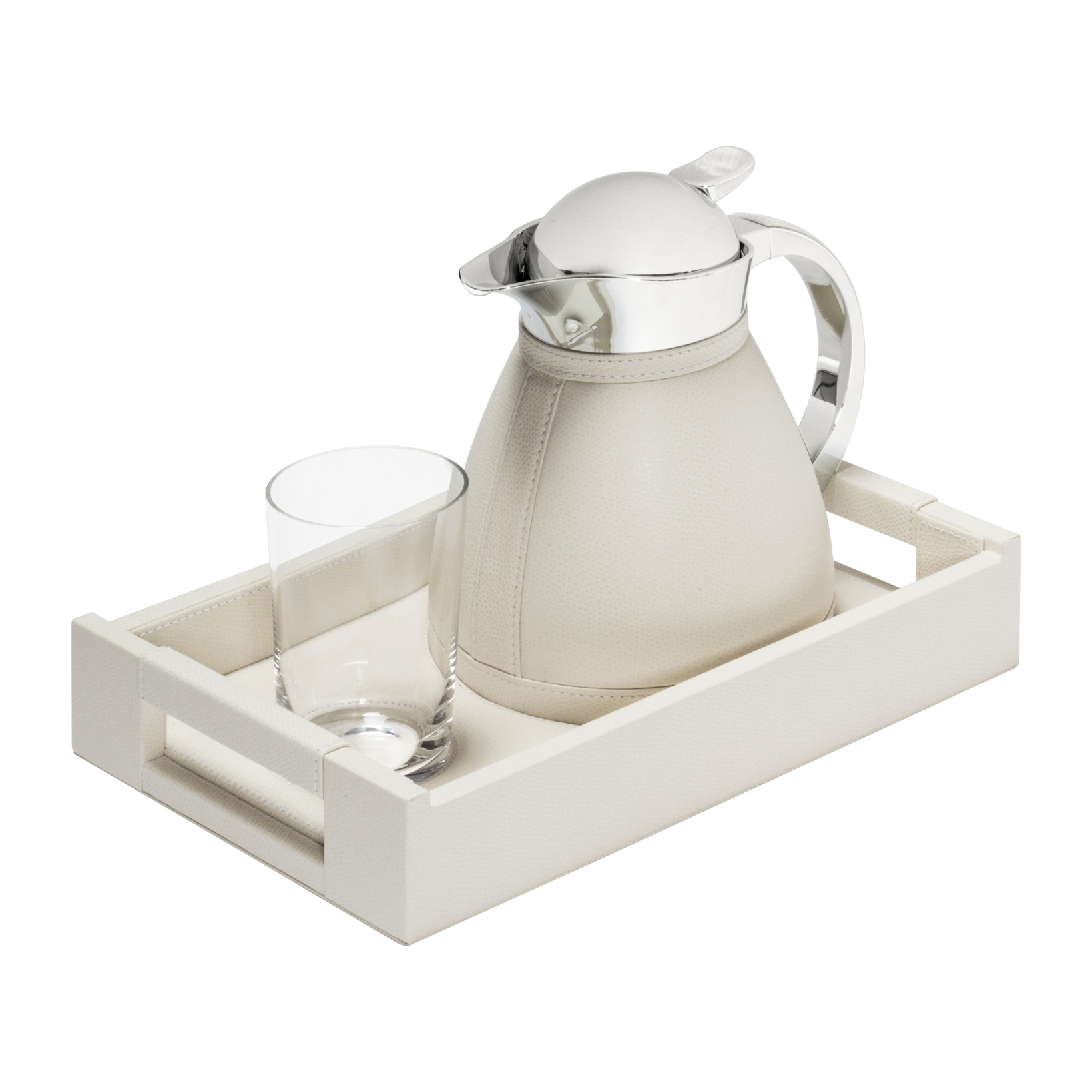 Pigment France, Beaubourg nesting tray set, Tray set for chantilly carafe & one glass, small