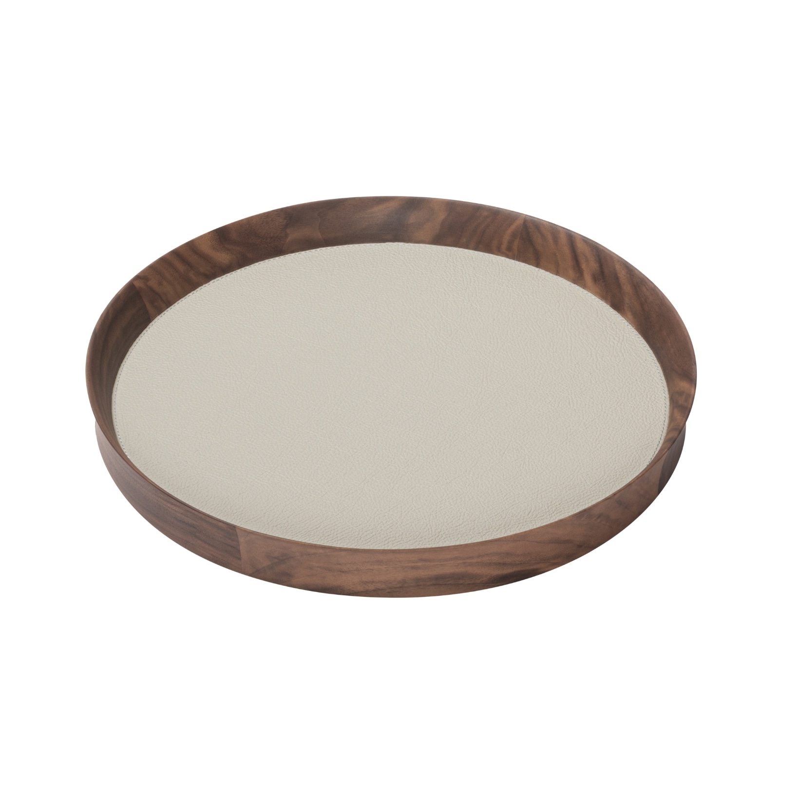 Poltrona Frau, Trays collection, Round tray small, grey