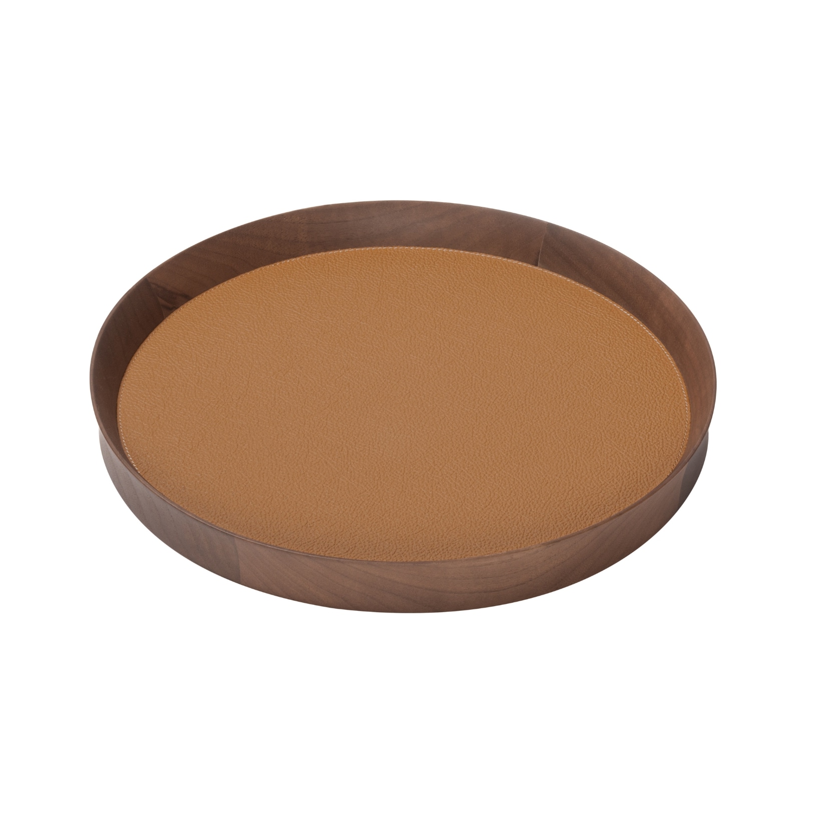 Poltrona Frau, Trays collection, Round tray small, orange
