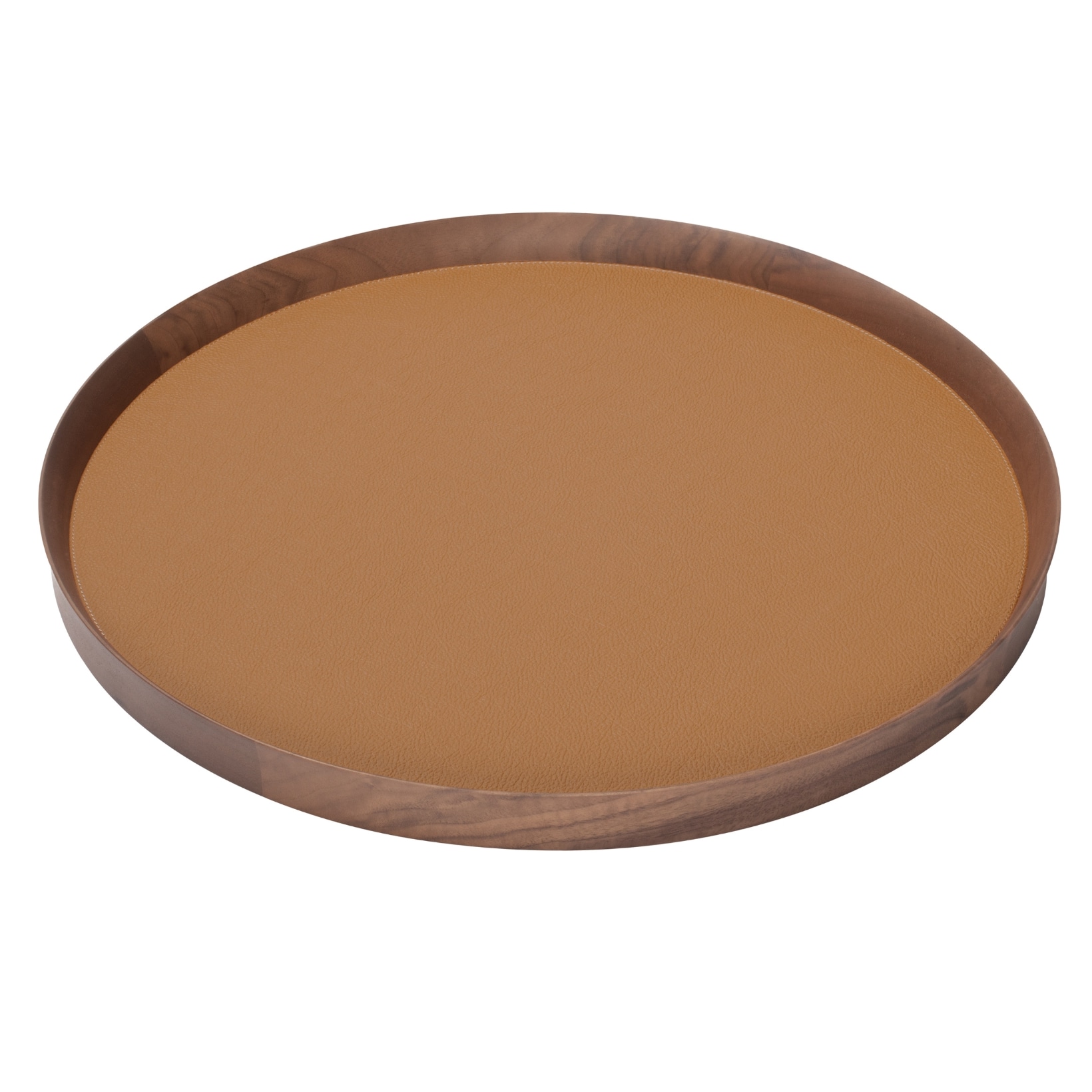 Poltrona Frau, Trays collection, Round tray large, orange