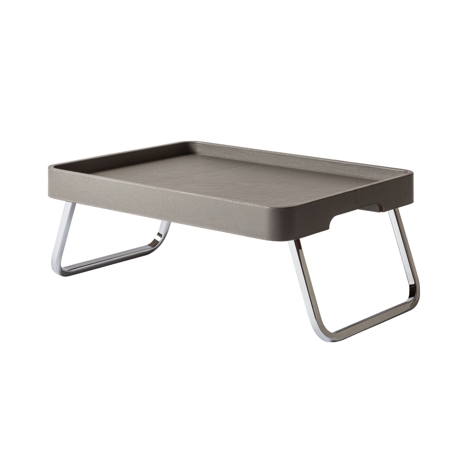Poltrona Frau, Trays collection, Bed tray, dark grey