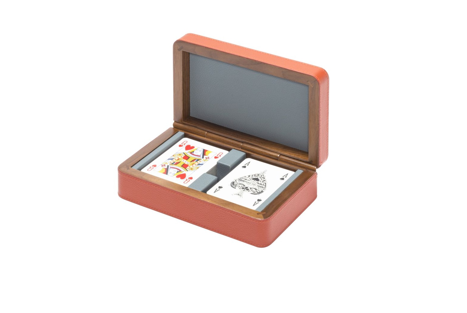 Poltrona Frau, Games collection, Cards wooden box