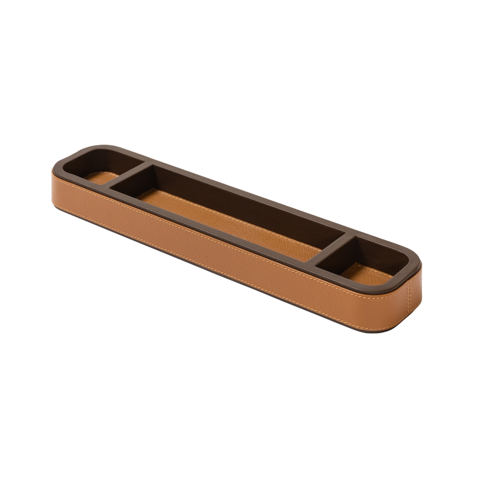 Poltrona Frau, Desk sets, Flat pen holder, orange