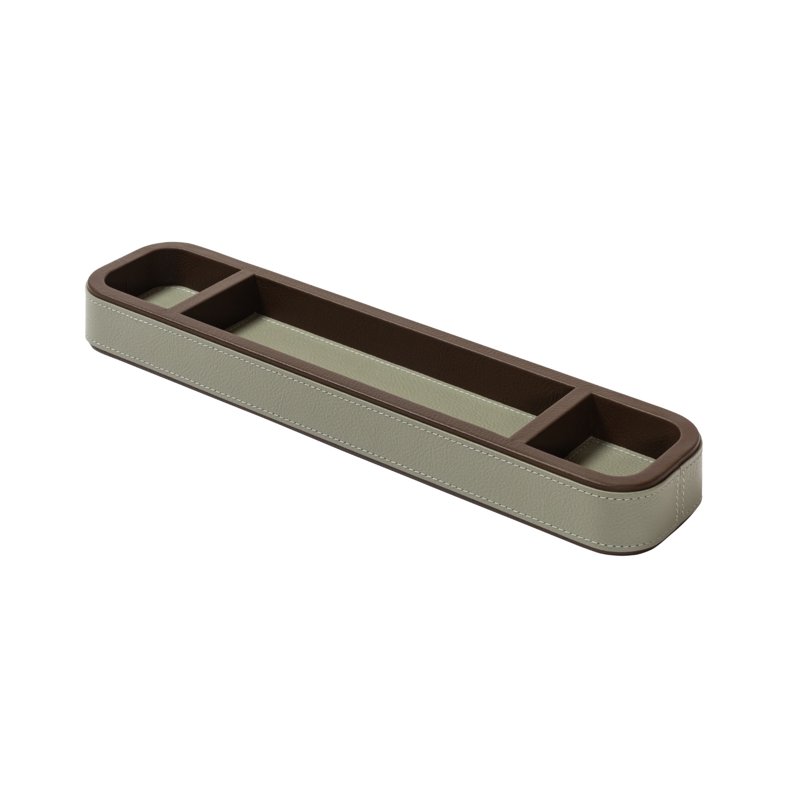 Poltrona Frau, Desk sets, Flat pen holder, dusty green