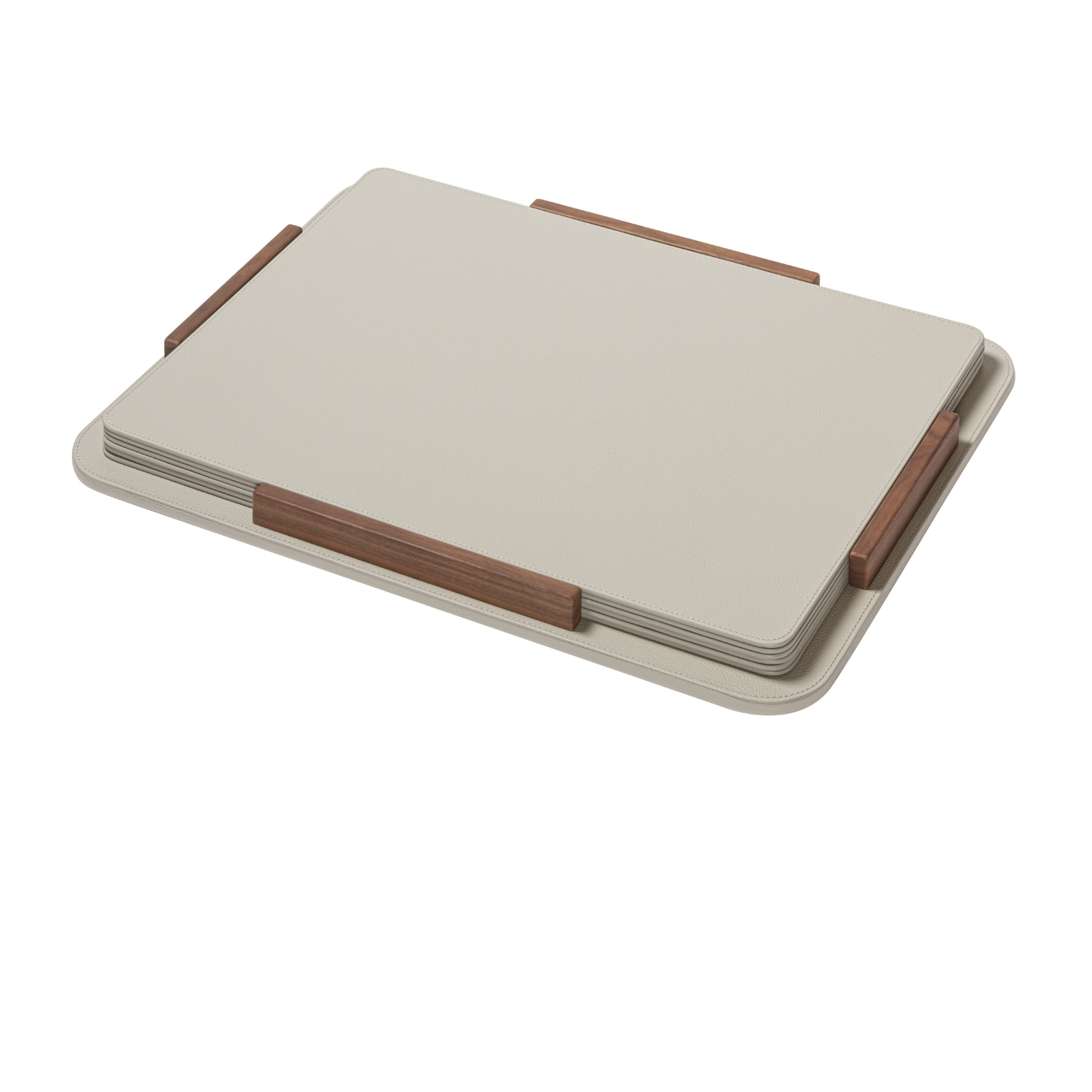 Poltrona Frau, Table accessories, Placemat holder with 6 placemats, grey