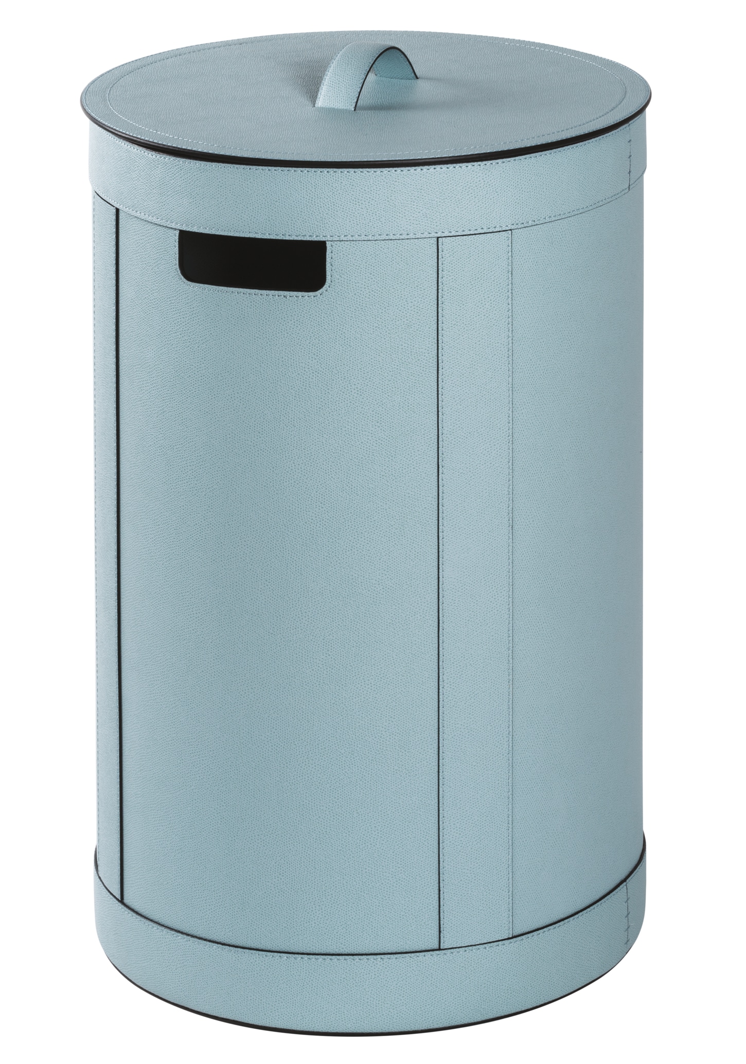 Giobagnara, Round storage baskets, Tall storage basket with handles and lid