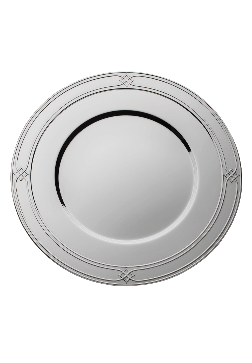 Robbe & Berking, Arcade cutlery, silver plated, Service plate