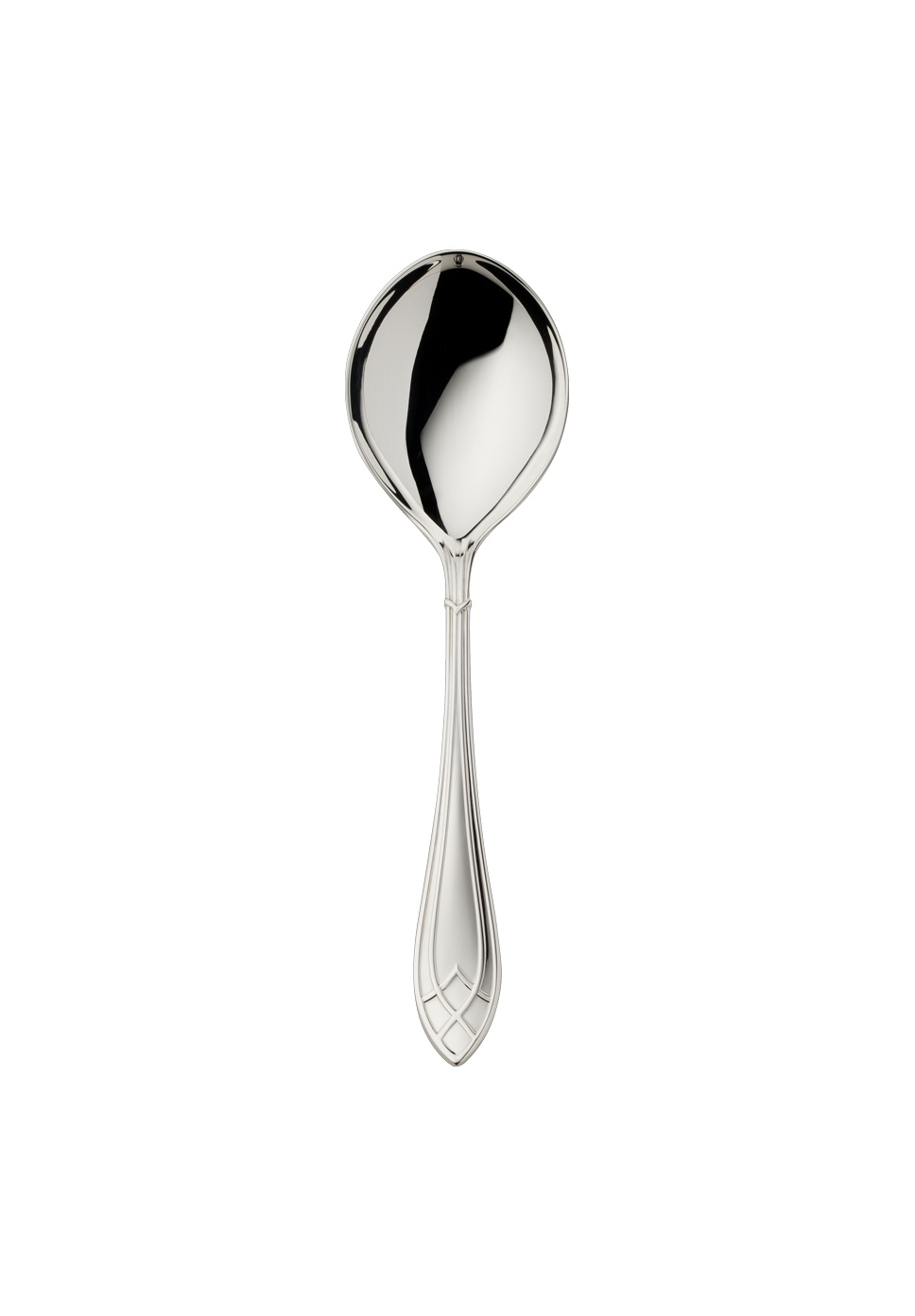 Robbe & Berking, Arcade cutlery, sterling silver, Salad serving spoon