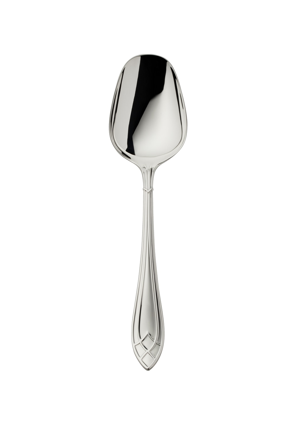 Robbe & Berking, Arcade cutlery, sterling silver, Vegetable server