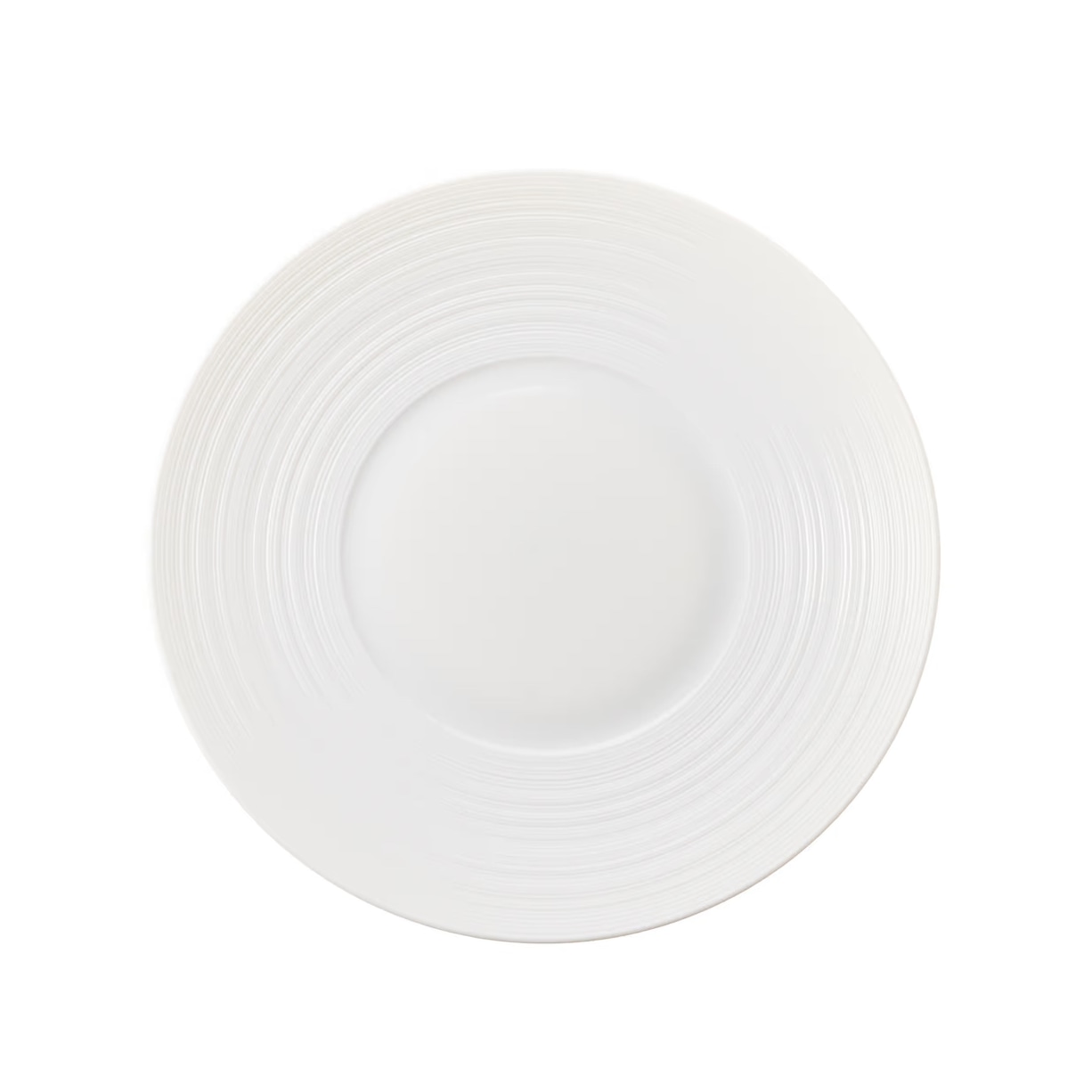 J.L Coquet, Hémisphère White Satin, Mid-sized plate