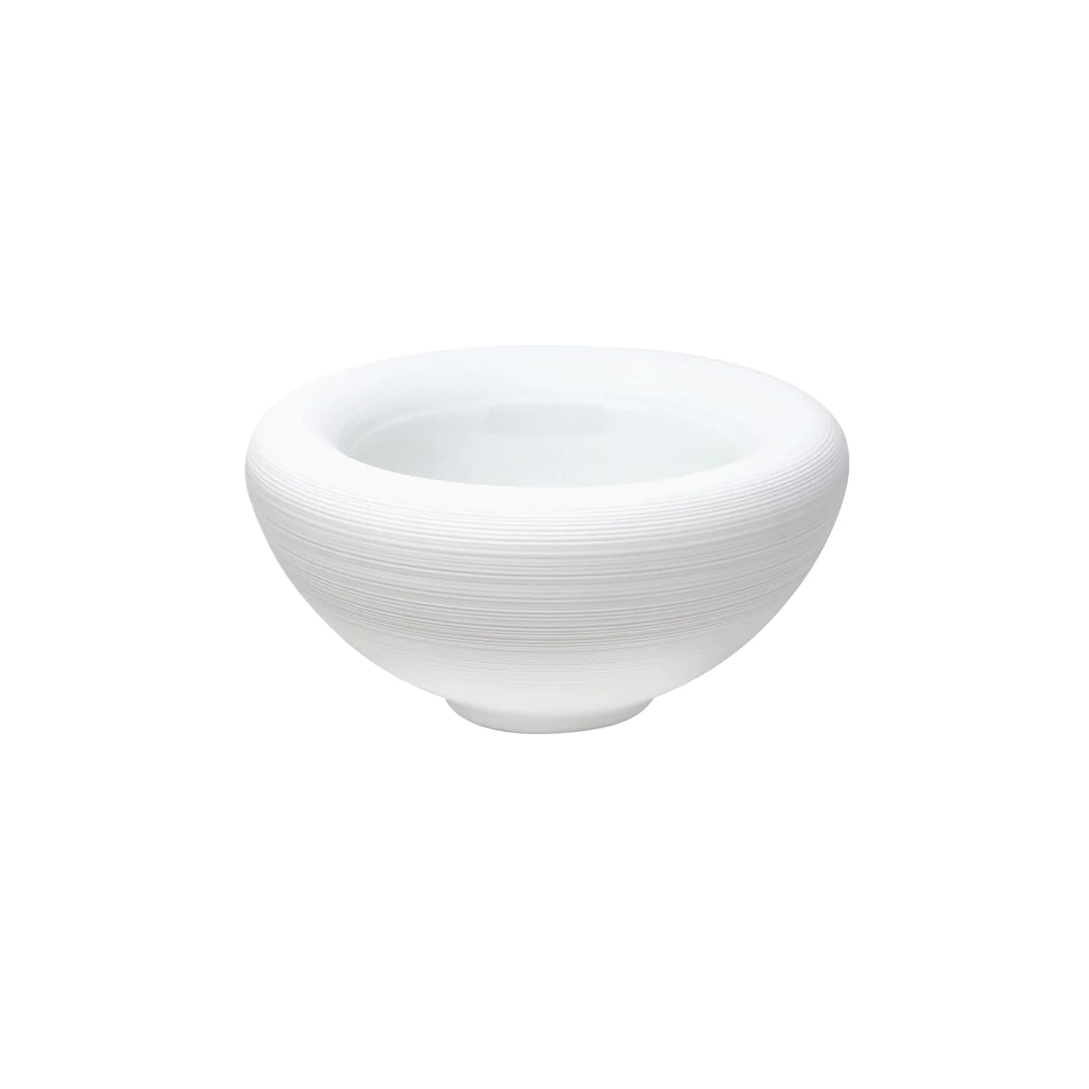 J.L Coquet, Hémisphère White Satin, Bubble bowl