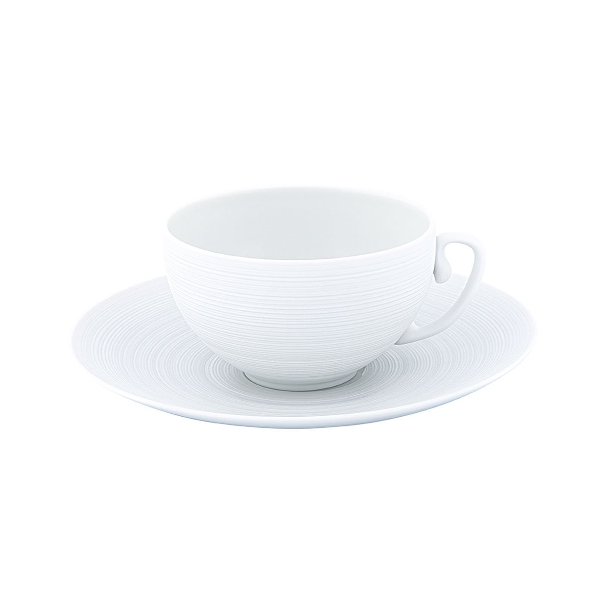J.L Coquet, Hémisphère White Satin, Breakfast saucer