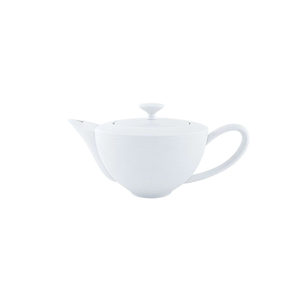 J.L Coquet, Hémisphère White Satin, Teapot, small