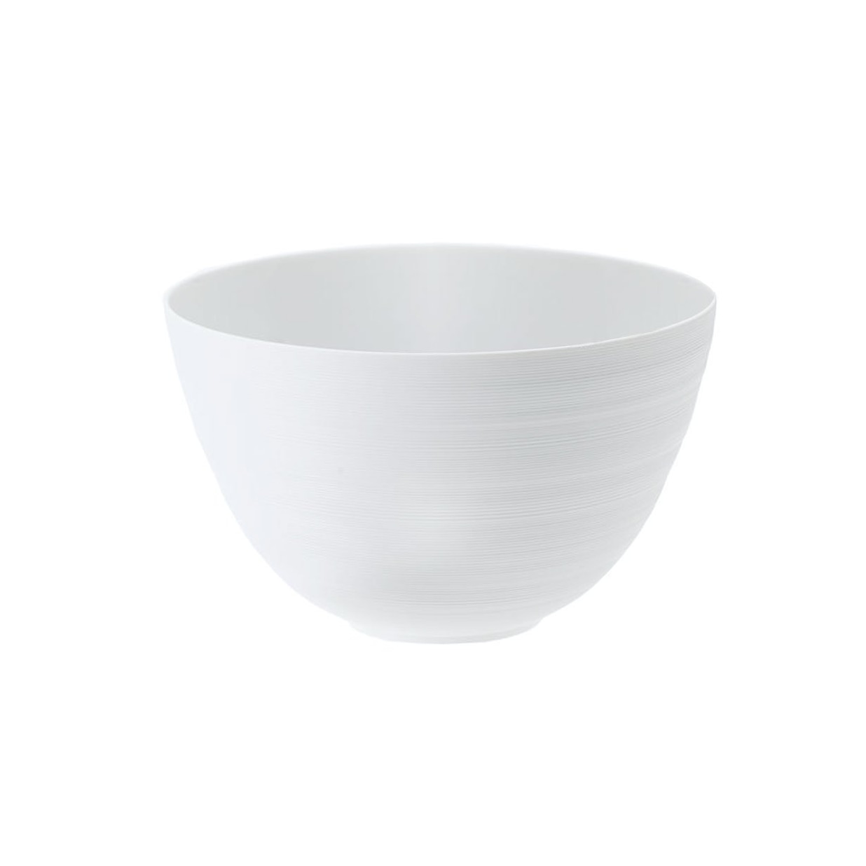 J.L Coquet, Hémisphère White Satin, Salad serving bowl, maxi