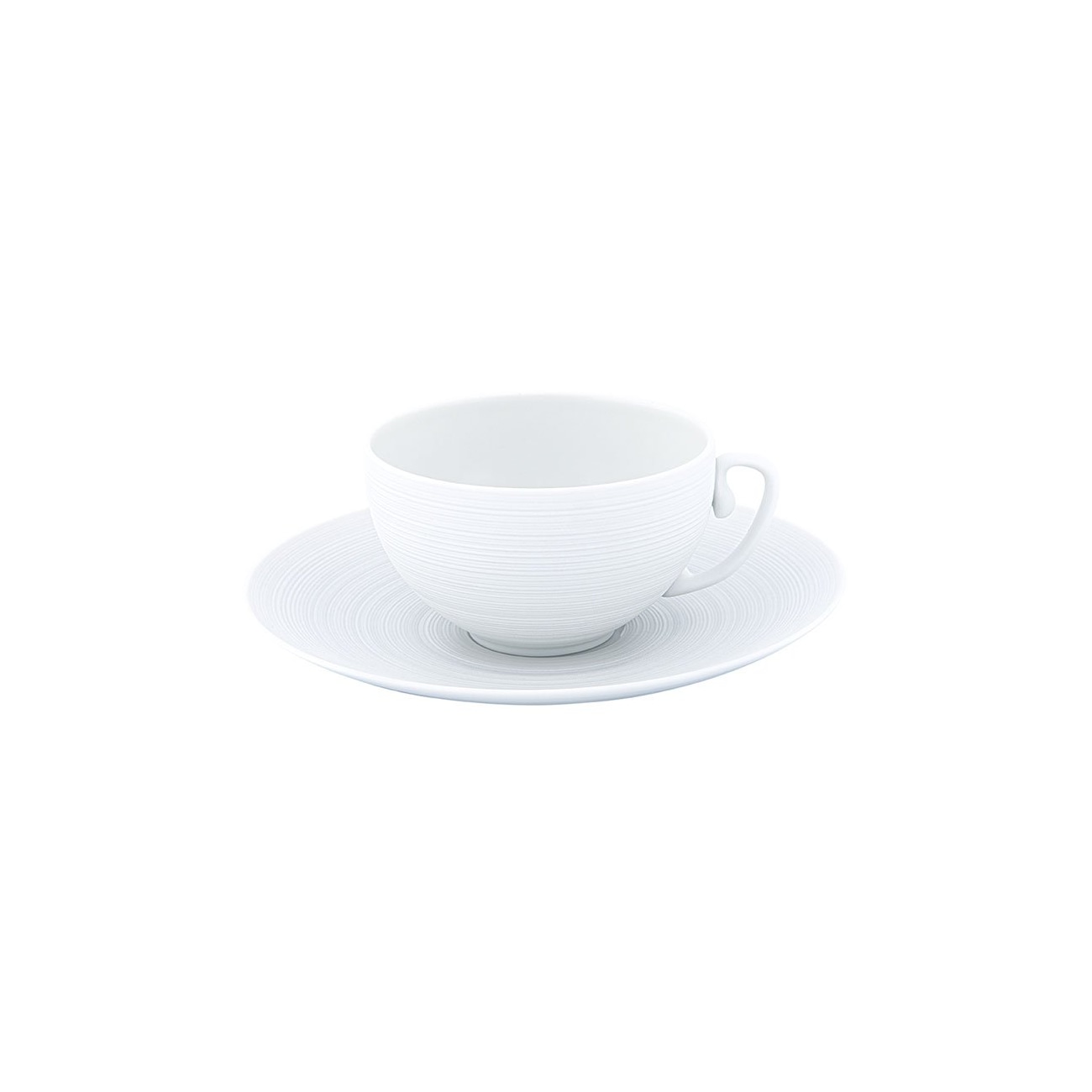 J.L Coquet, Hémisphère White Satin, Tea saucer