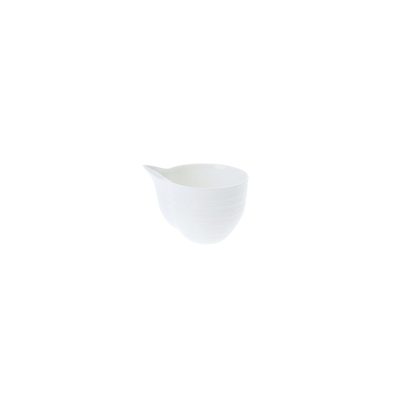 J.L Coquet, Hémisphère White Satin, Creamer, small