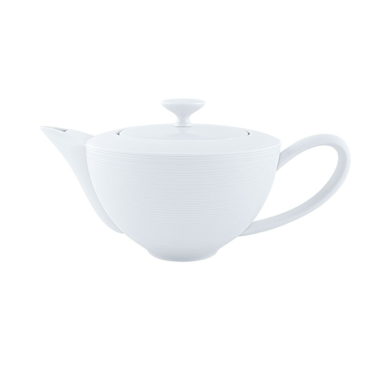 J.L Coquet, Hémisphère White Satin, Teapot, large
