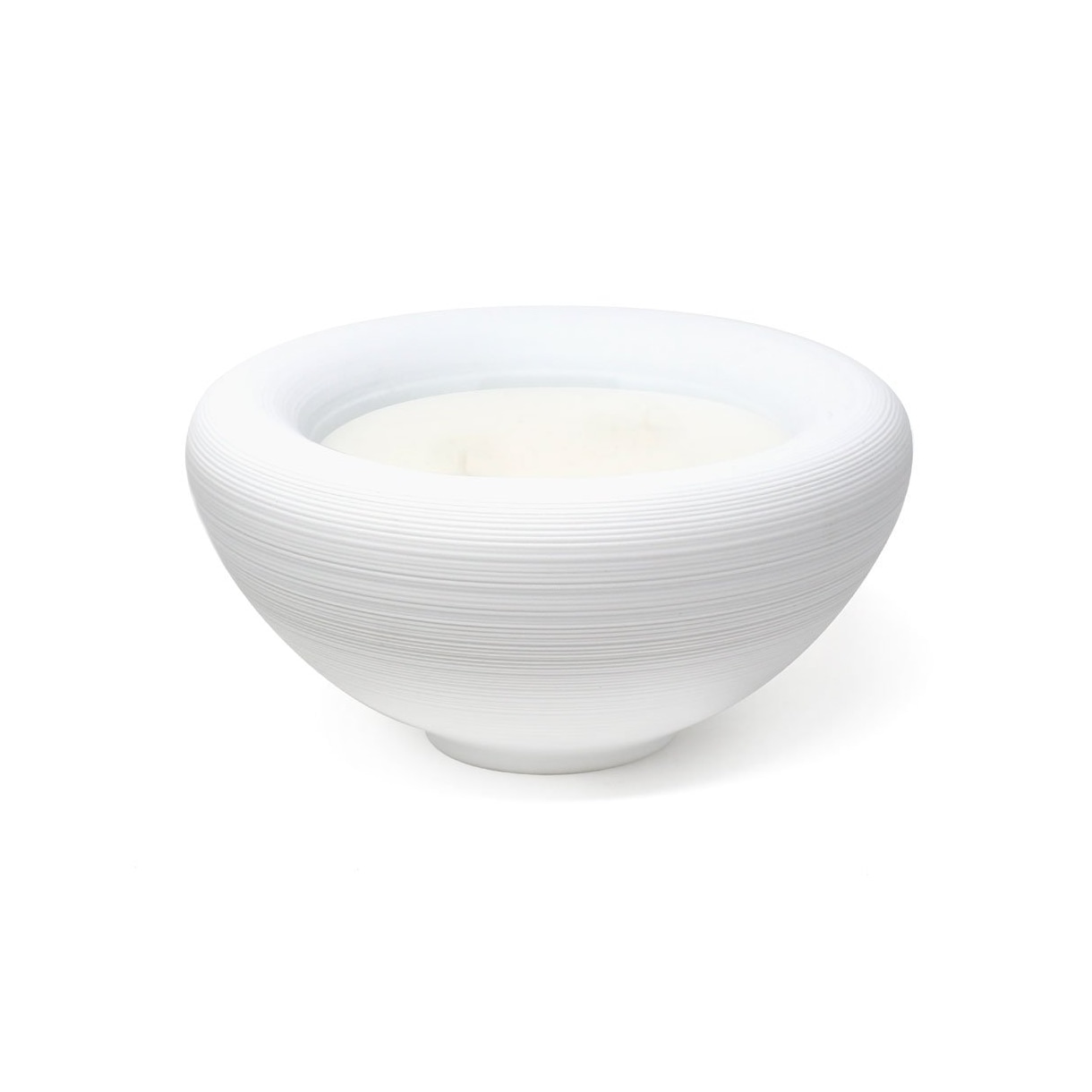 J.L Coquet, Hémisphère White Satin, Bubble candle jar vegetal milk scent