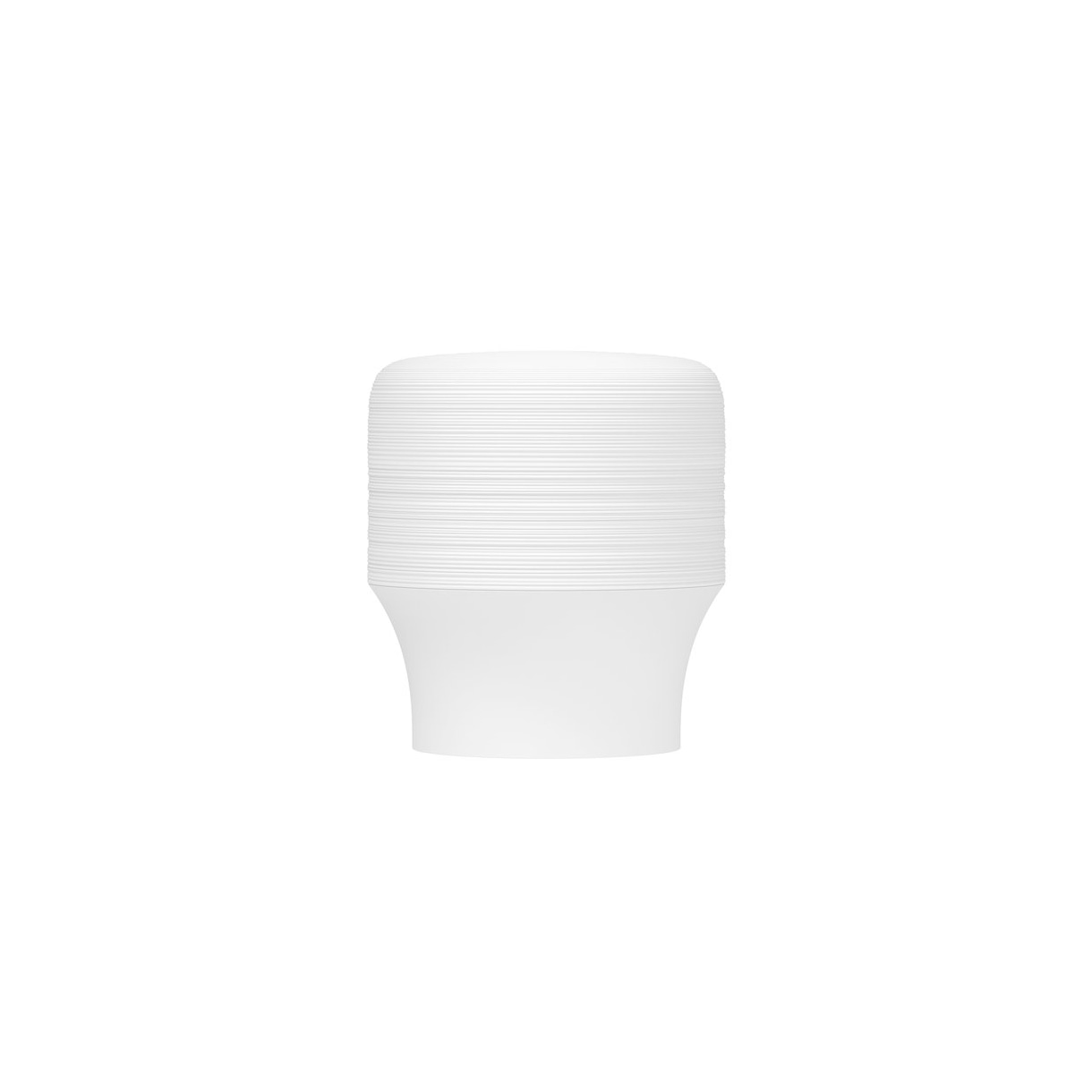 J.L Coquet, Hémisphère White Satin, Candle jar, small