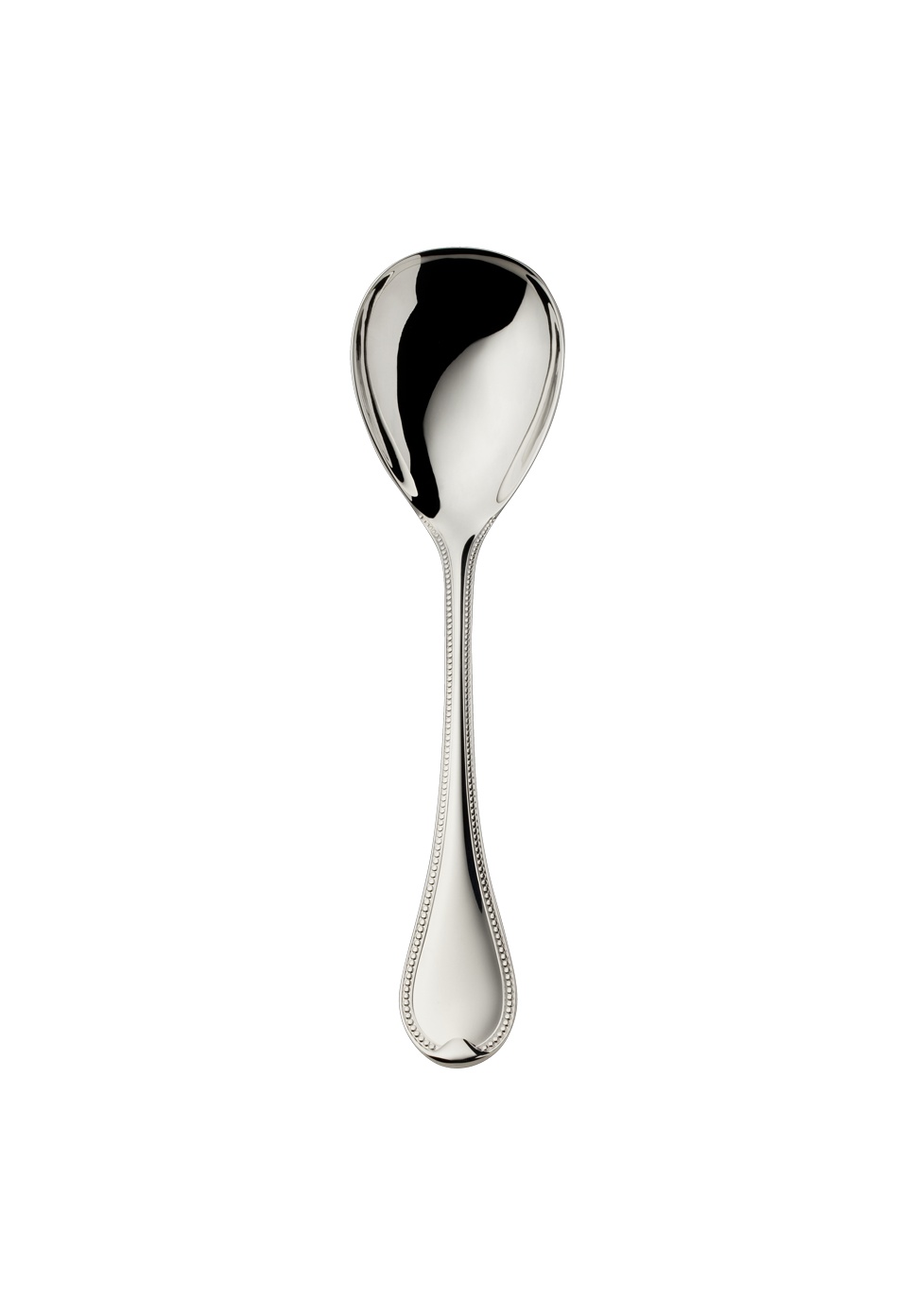 Robbe & Berking, Französisch-perl cutlery, silver plated, Salad serving spoon