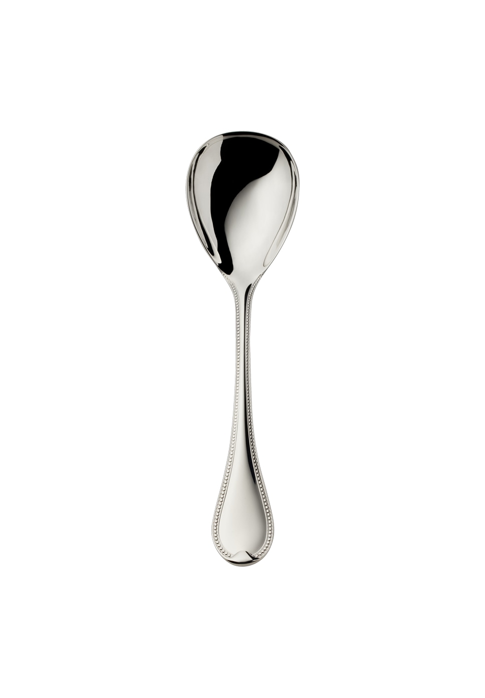 Robbe & Berking, Französisch-perl cutlery, silver plated, Salad serving spoon