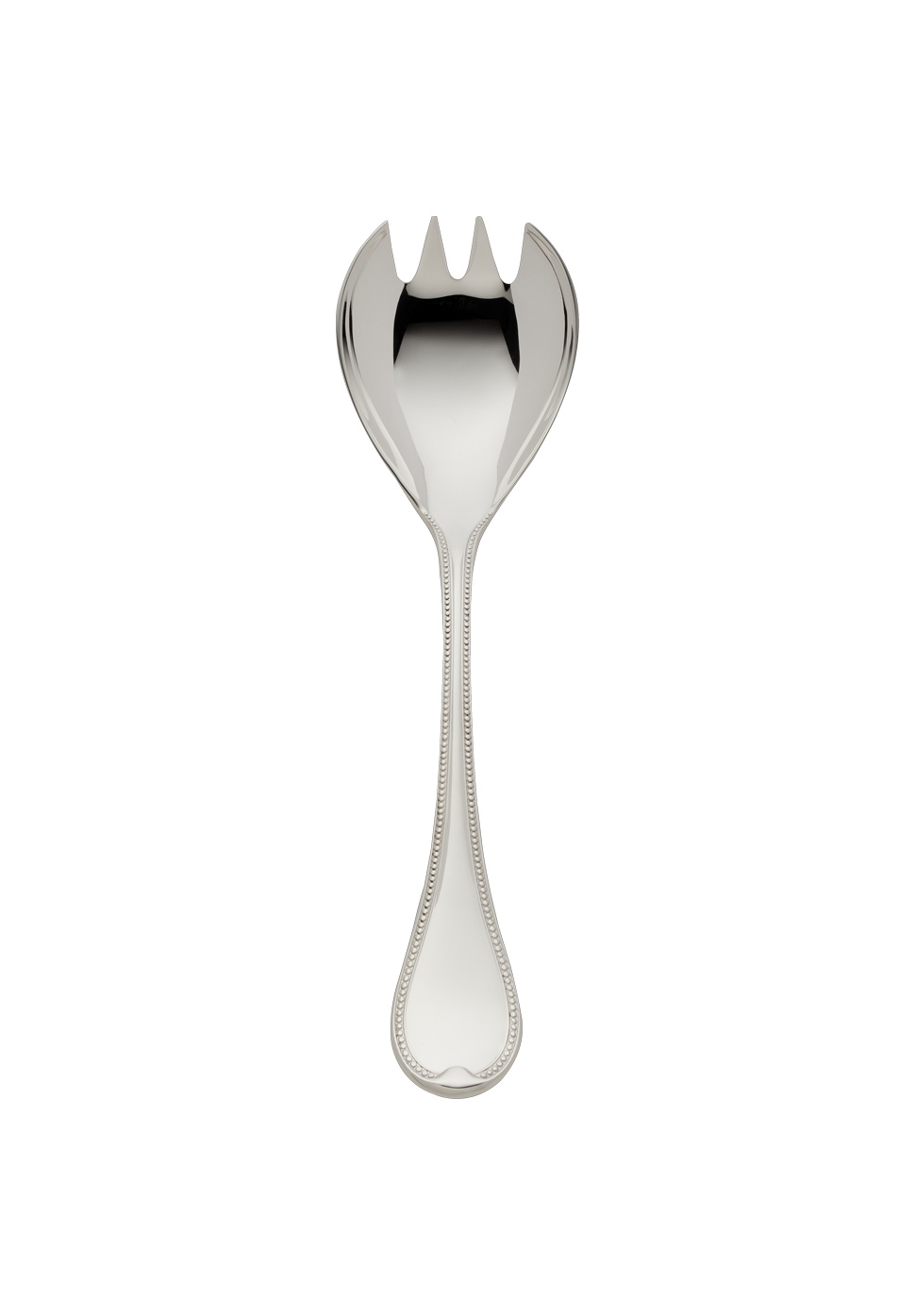 Robbe & Berking, Französisch-perl cutlery, sterling silver, Salad serving fork, large
