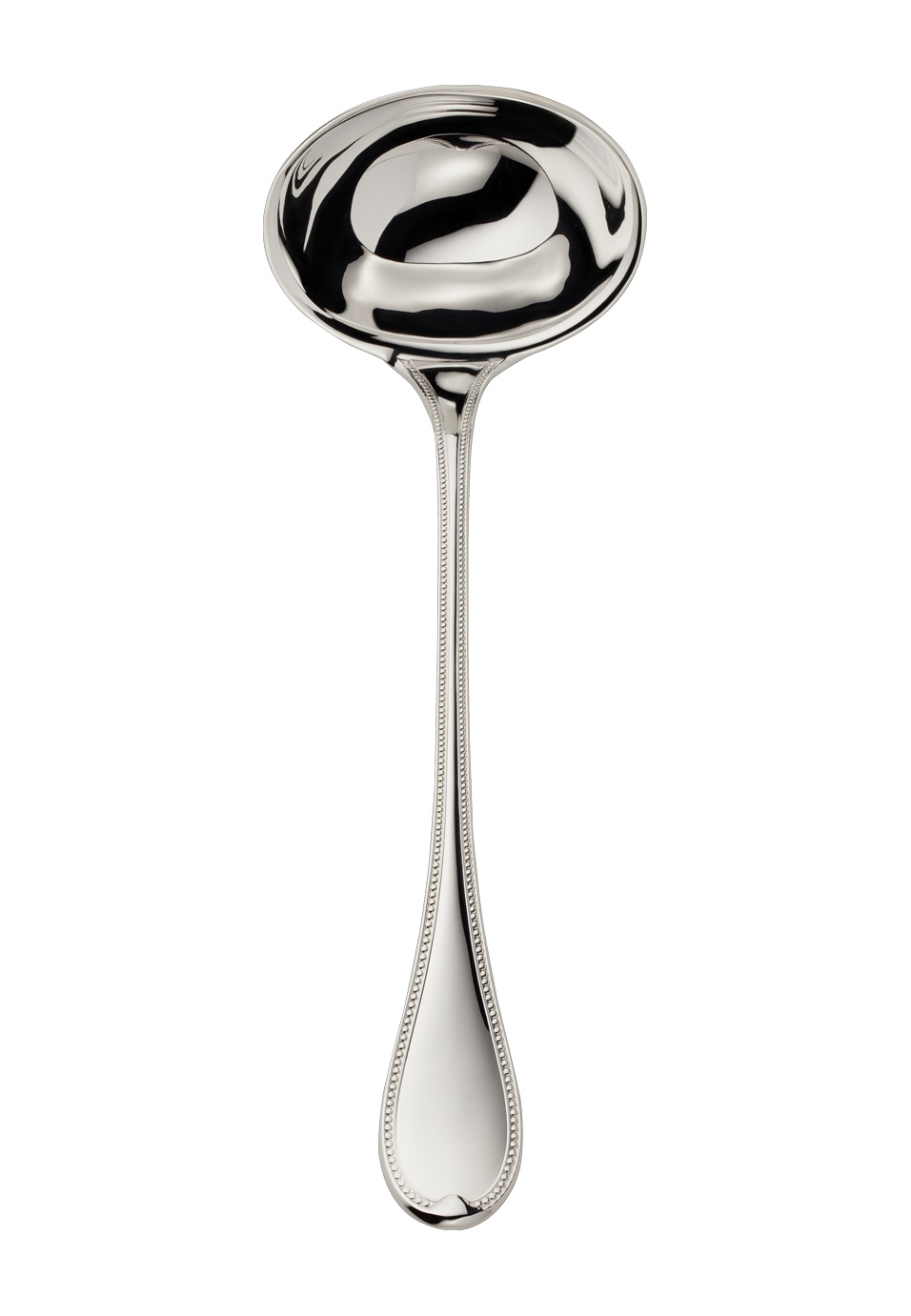 Robbe & Berking, Französisch-perl cutlery, sterling silver, Soup ladle