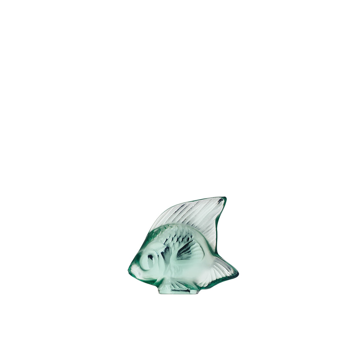 Lalique, Fish sculptures, Fish sculpture, mint green