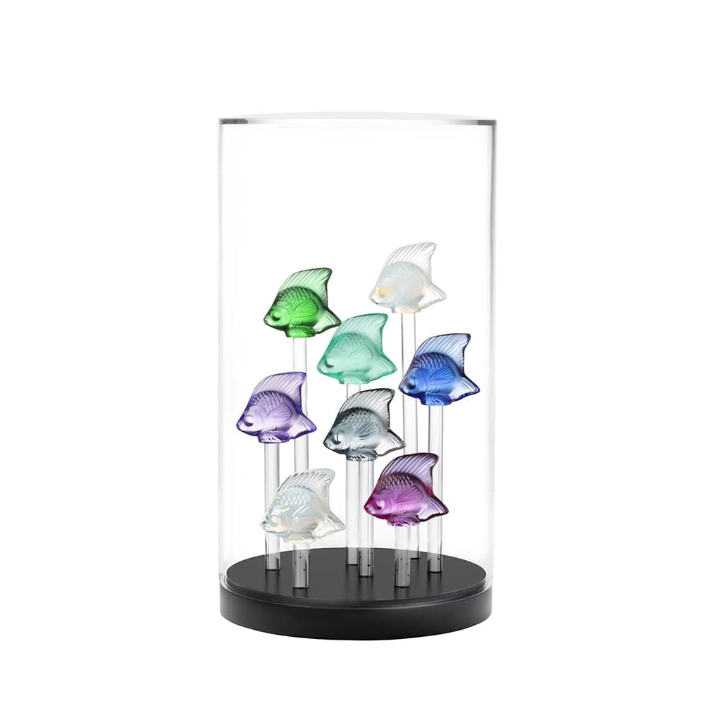 Lalique, Fish sculptures, Tank for 8 fishes
