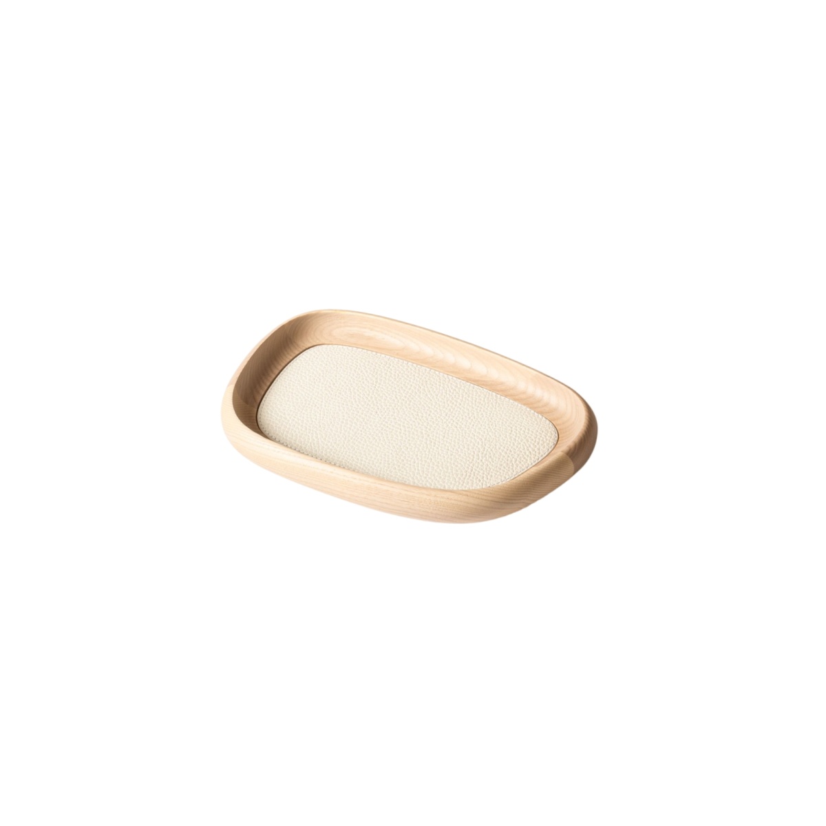 Giobagnara, Maris wood trays by Kelly Wearstler, Small rectangular tray, ivory