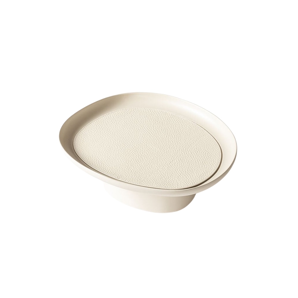 Giobagnara, Maris raised trays by Kelly Wearstler, Medium raised tray, ivory