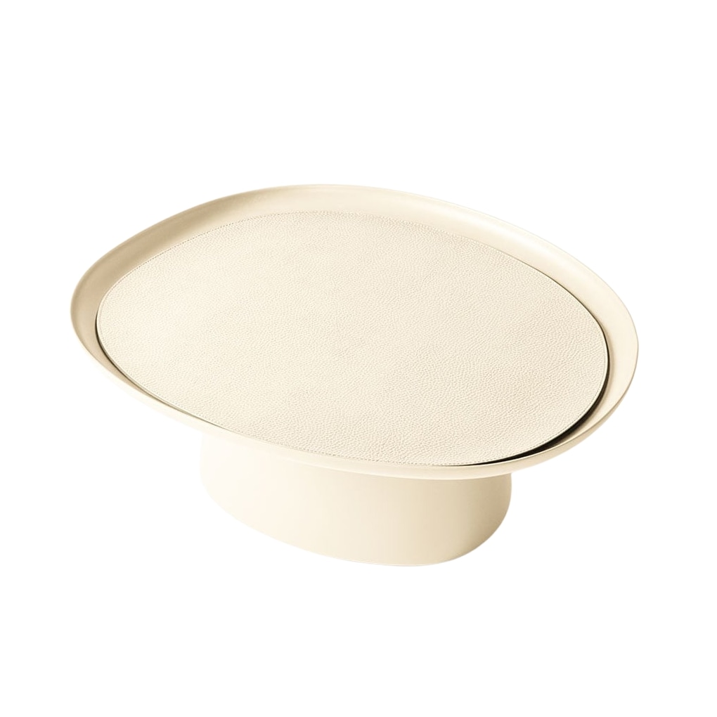 Giobagnara, Maris raised trays by Kelly Wearstler, Extra large raised tray, ivory