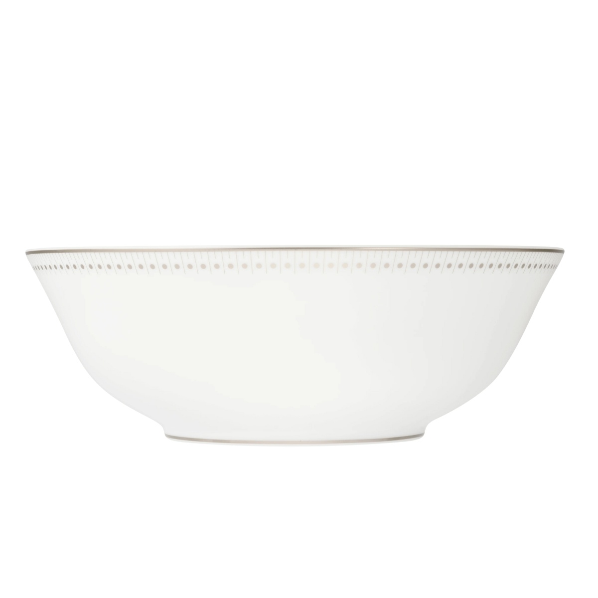 Christofle, Malmaison Impériale Platinum, Salad serving bowl