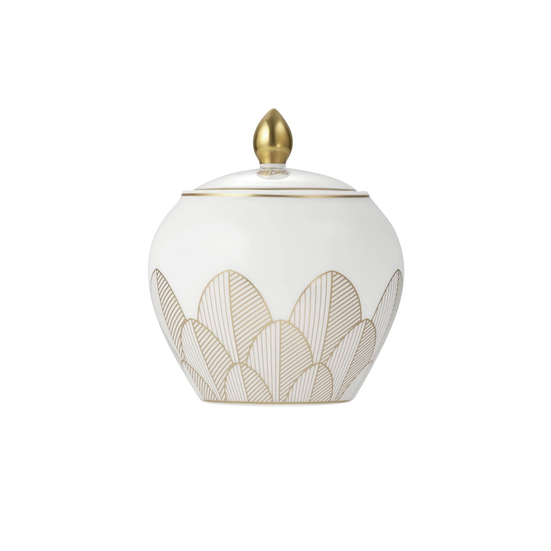 Christofle, Malmaison Impériale Gold, Covered sugar bowl