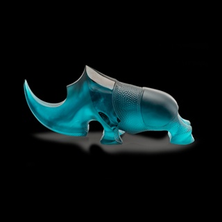 Daum, Animal sculptures, Blue Ongava Rhinoceros - G. Pellini
