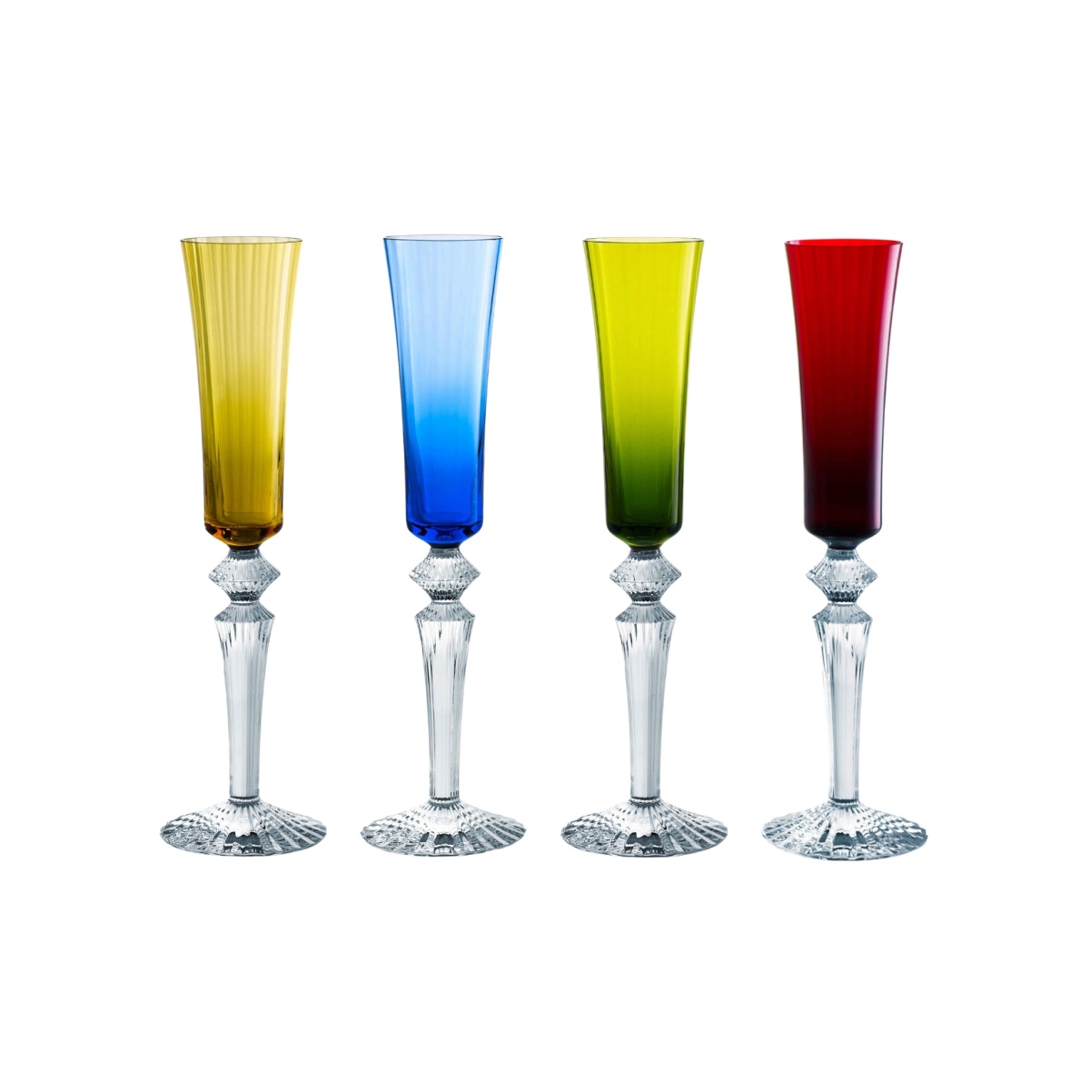 Baccarat, Mille Nuits bar collection, Flutissimo flute, set of 4