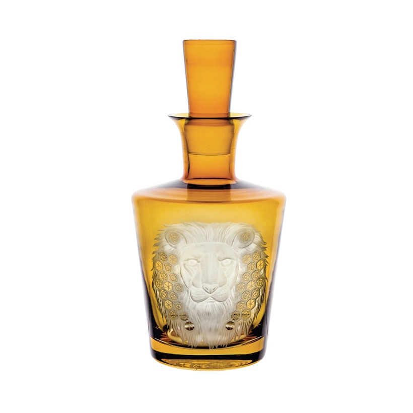 Artel, African Safari double old fashioned, Decanter, lion