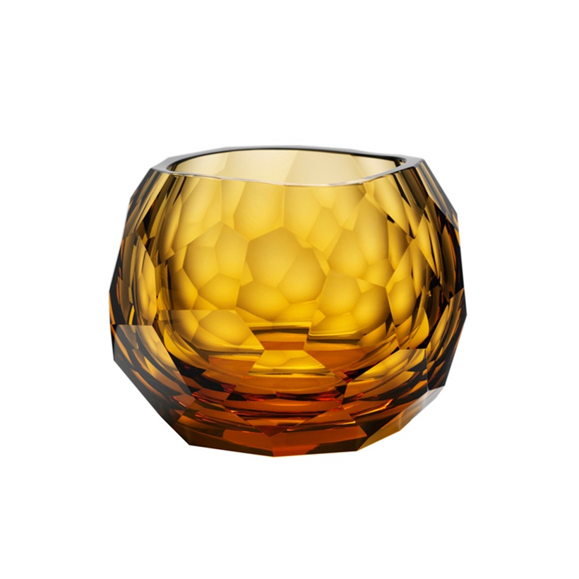 Artel, Glacier whiskey tumblers, Whiskey tumbler, amber