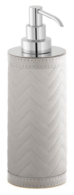 Riviere, Alghero herringbone bathroom set, Tall soap dispenser