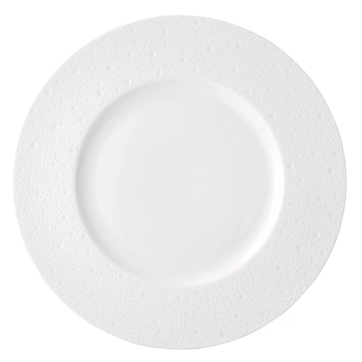 Bernardaud, Ecume White, Presentation plate
