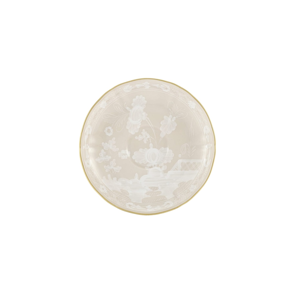 Ginori 1735, Oriente Italiano Castagna & Meringa, Coffee saucer, meringa