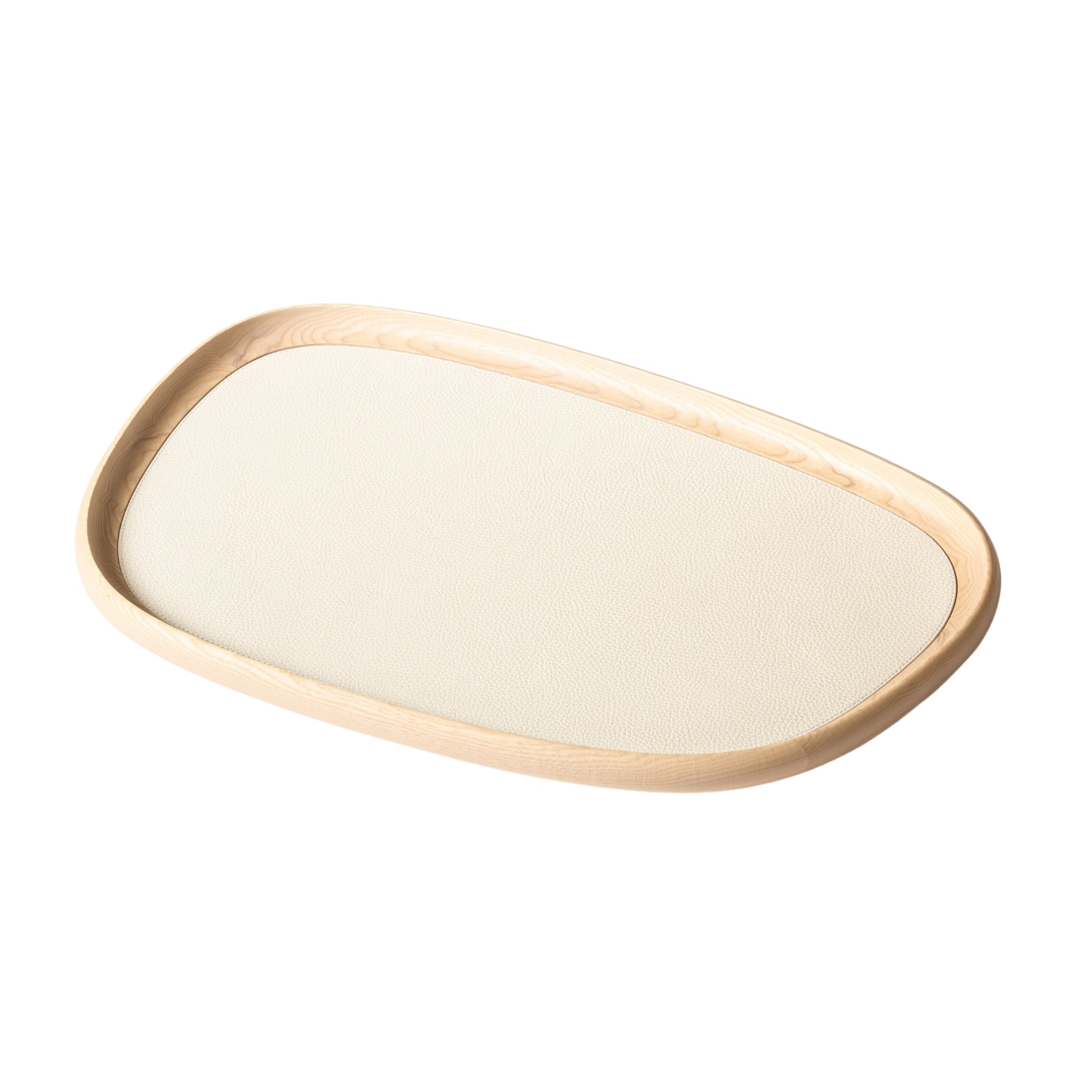 Giobagnara, Maris wood trays by Kelly Wearstler, Large rectangular tray, ivory
