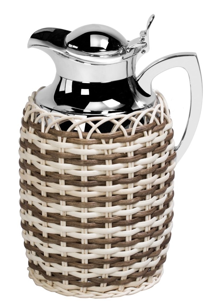 Pigment France, Rattan carafes, Villandry bicolor carafe 1 l