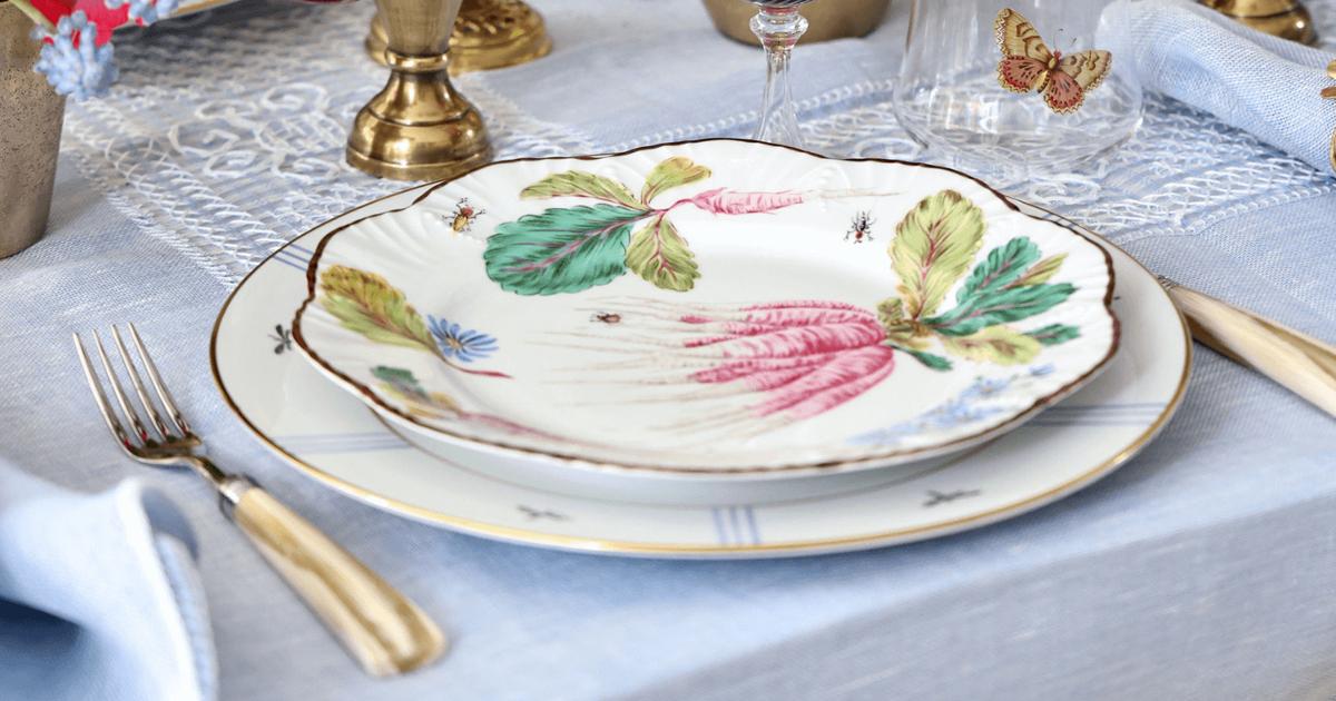 Modern Chalet Table Decor and Why Limoges Porcelain Is Its Perfect Fit